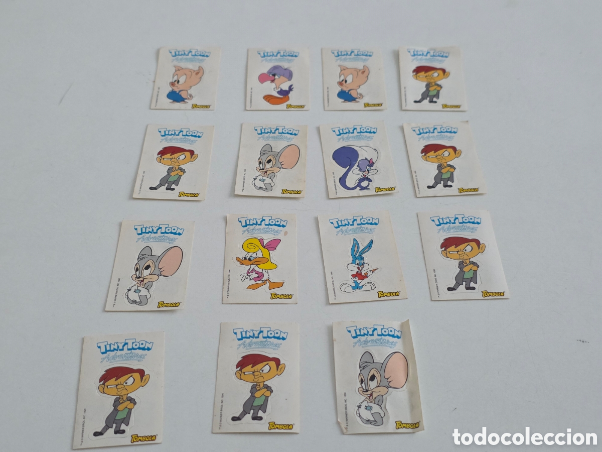 Vintage: Lote Cromos Tiny Toon Adventures Tombola 1990 Vintage