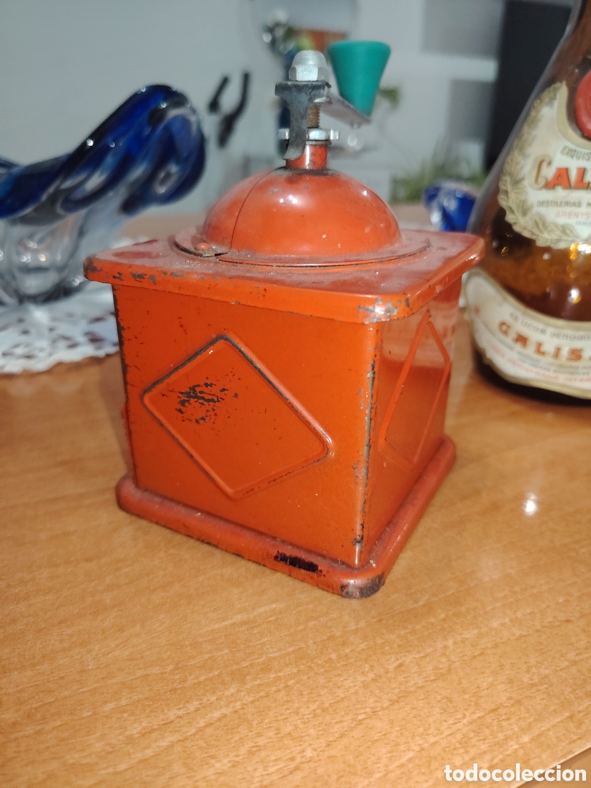 Vintage: Molinillo caf&eacute; elma , rojo - Foto 2