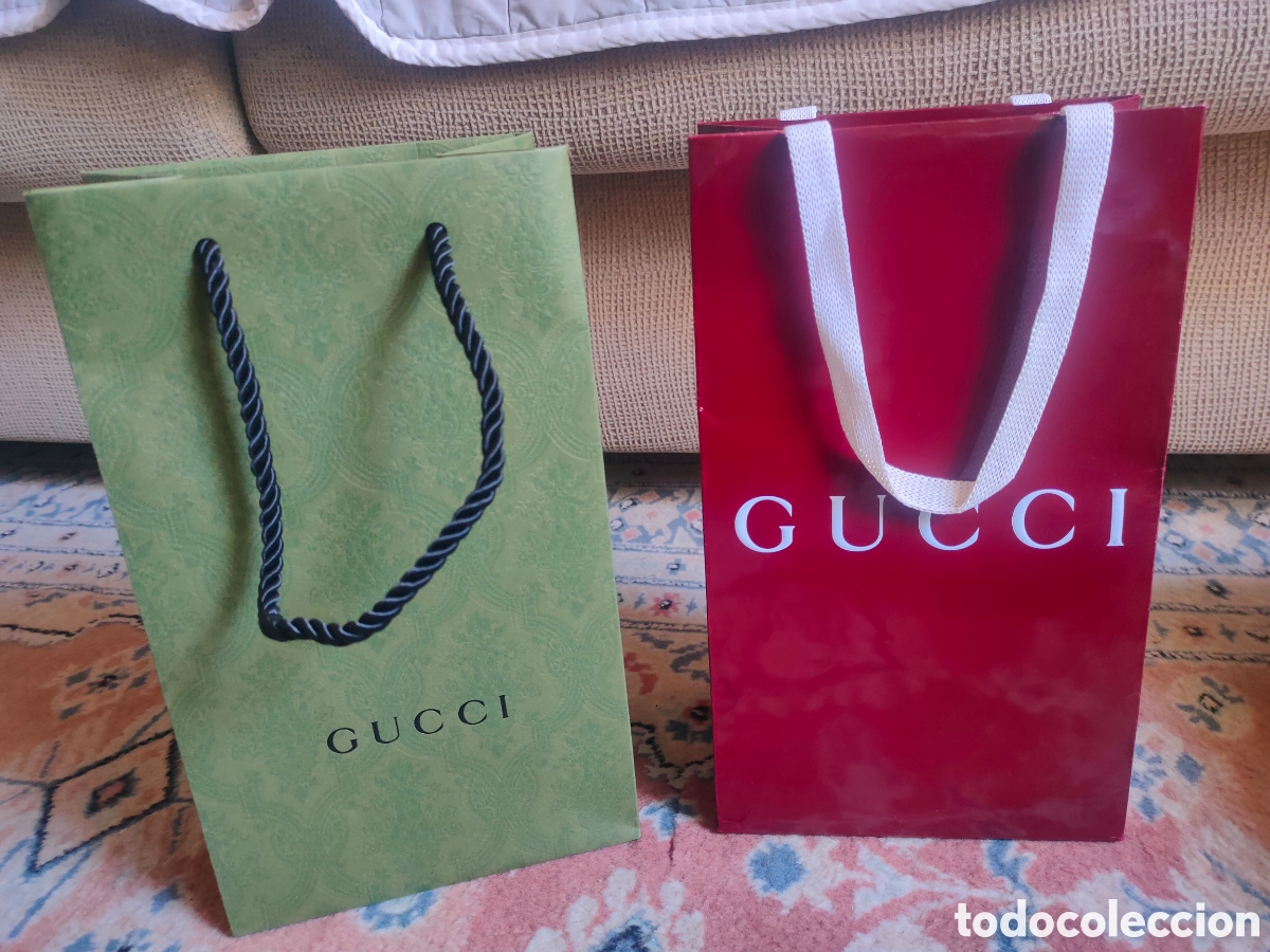 Vintage: 2 bolsas de regalo Gucci