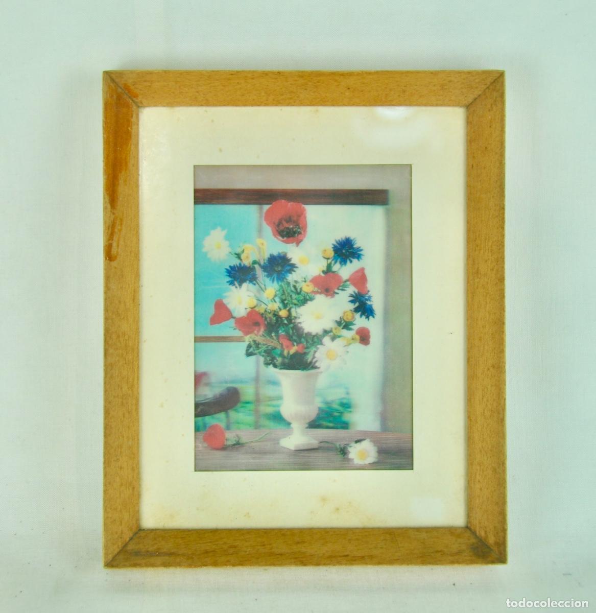Vintage: Cuadro 3D flores - Foto 3
