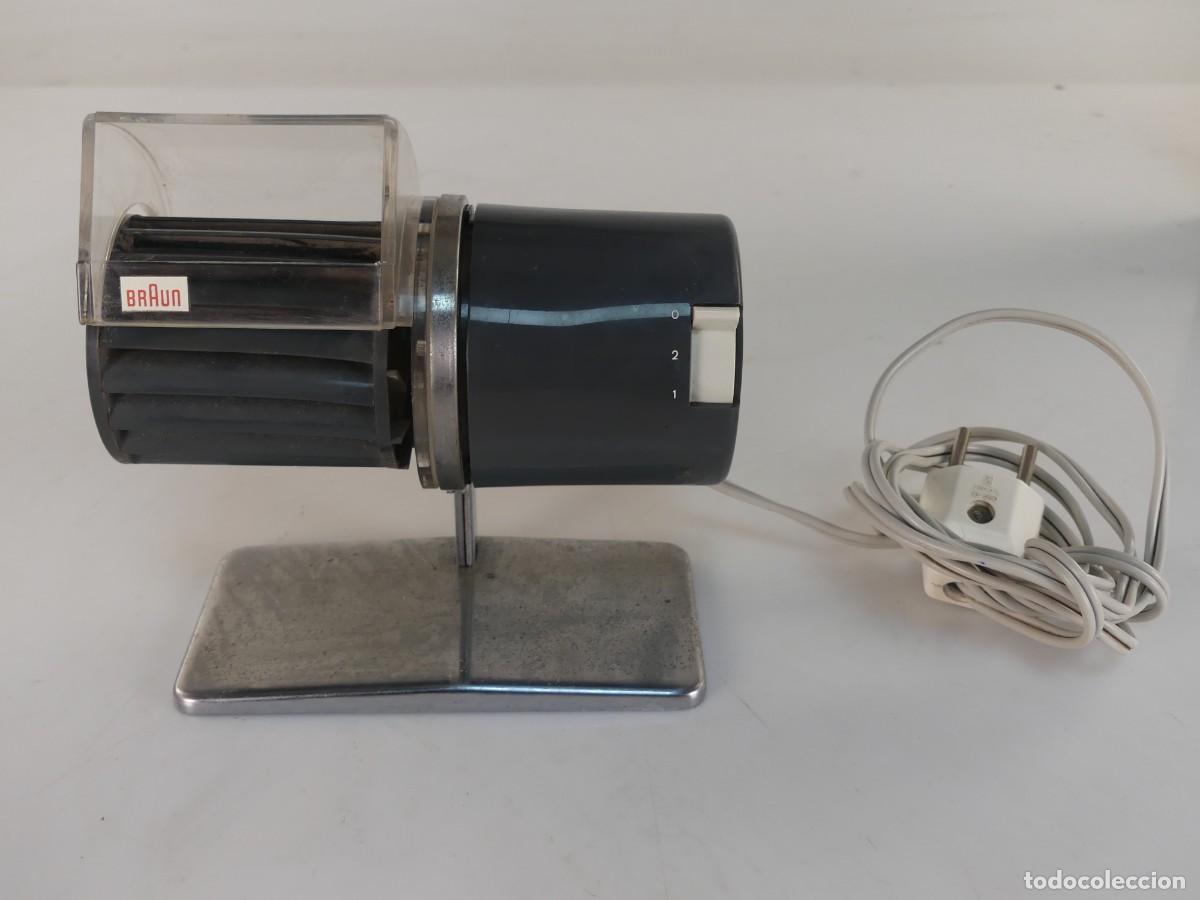 Vintage: VENTILADOR DE MESA VINTAGE BRAUN DISE&Ntilde;O REINHOLD WEISS