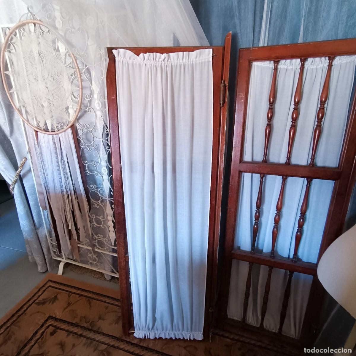 Vintage: Puertas vaiven de madera torneada. - Foto 5
