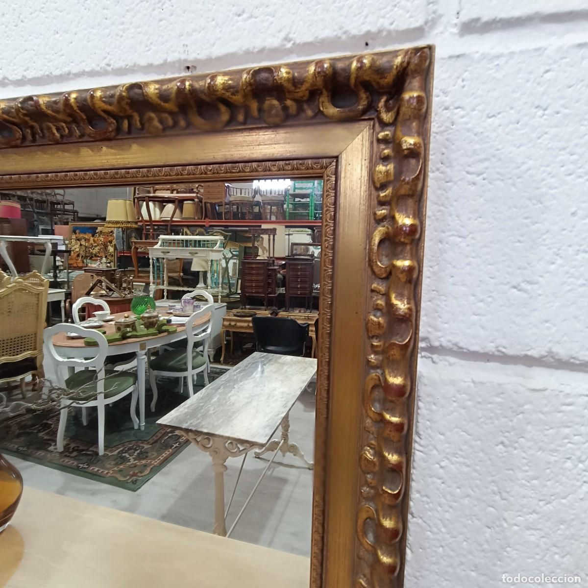 Vintage: Espejo Vintage Madera Dorado. - Foto 3