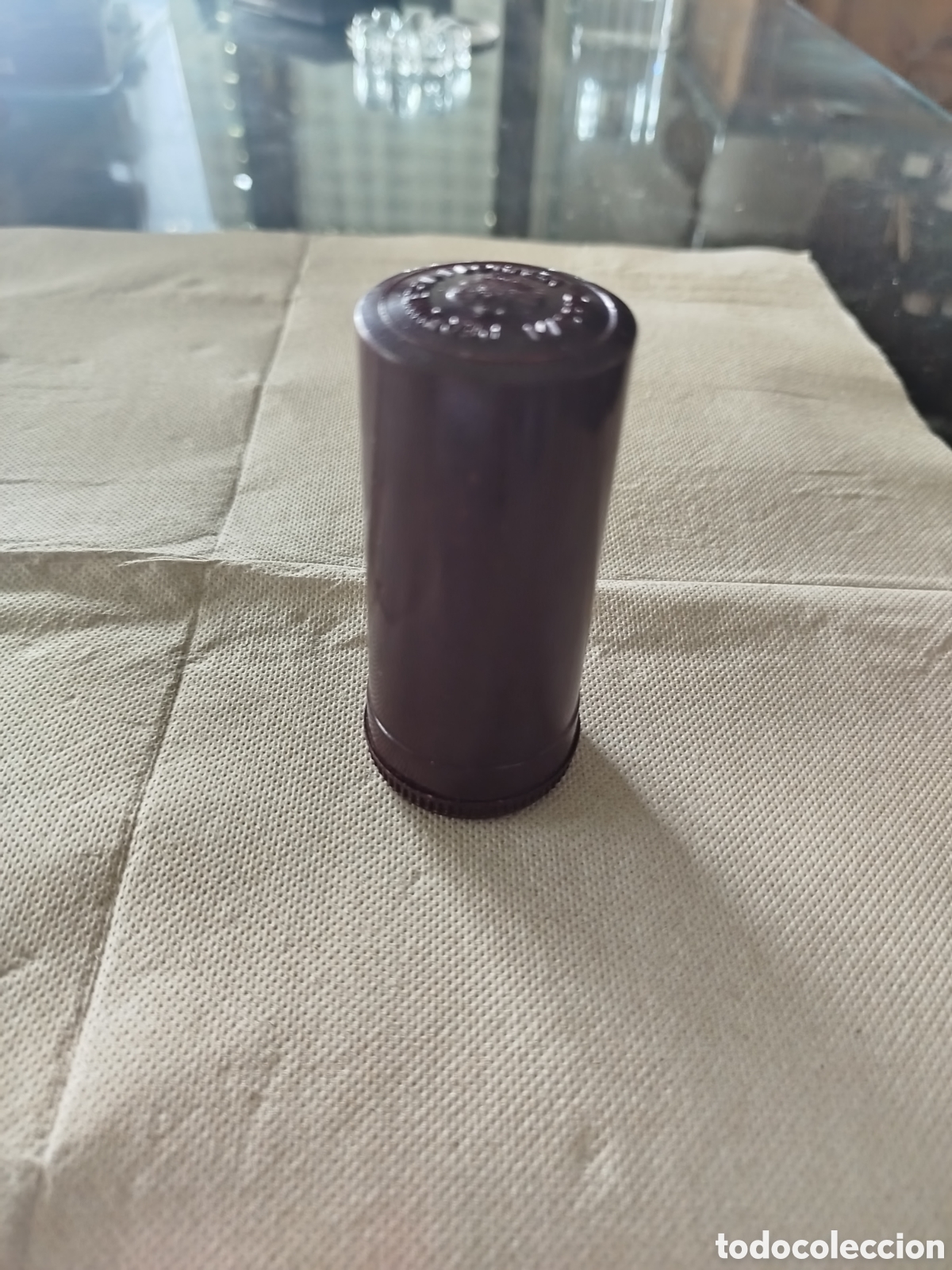 Vintage: Caja de baquelita para jab&oacute;n de afeitar en barra