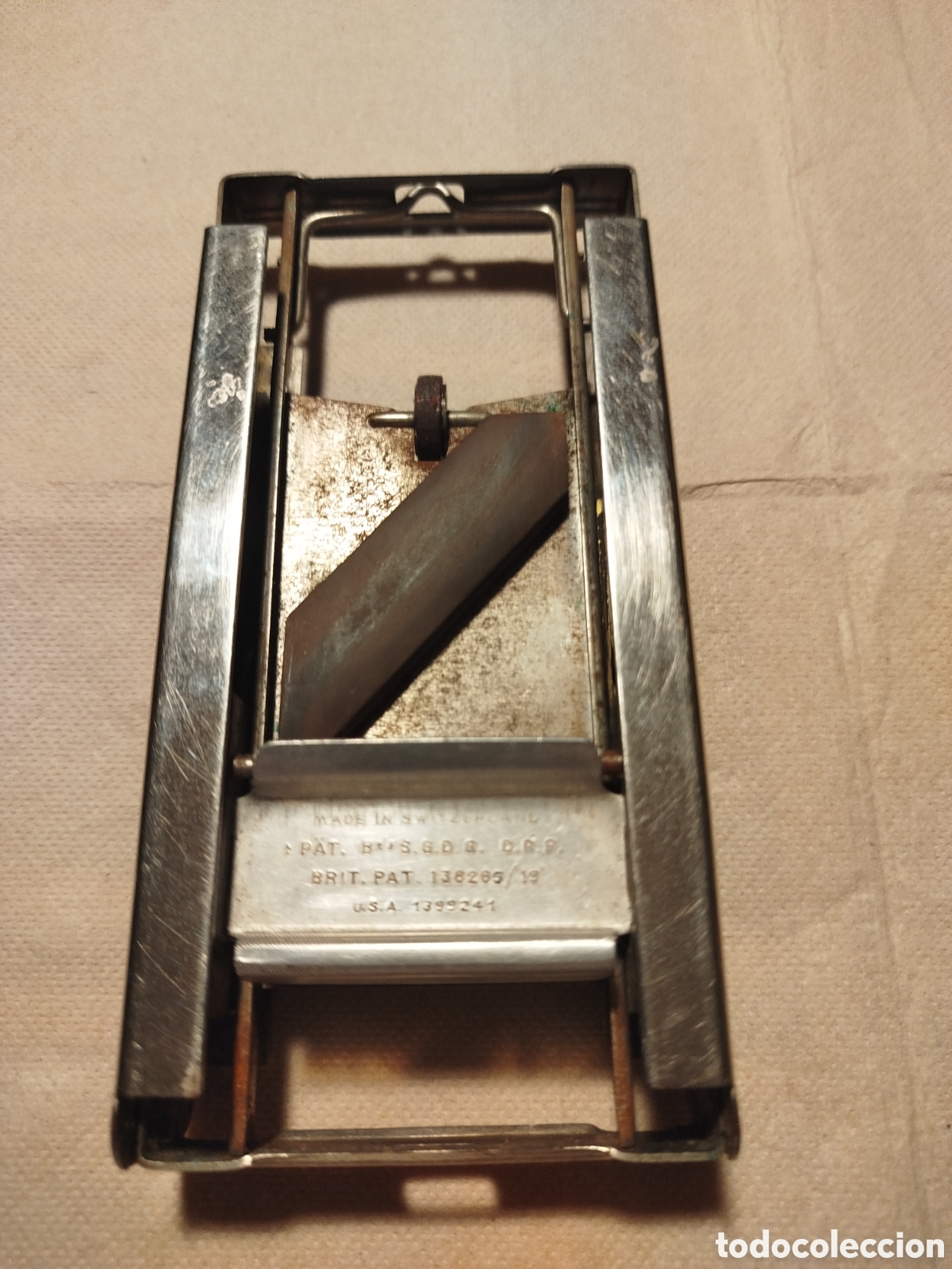 Vintage: Afilador de cuchillas de afeitar