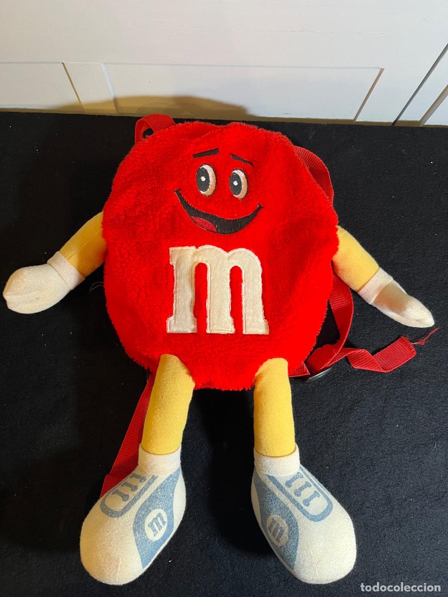 Vintage: Mochila Peluche M&M's Roja Vintage Original A&ntilde;os 90 2000 Backpack Promo