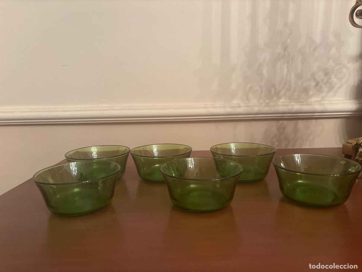 Vintage: 6 peque&ntilde;os cuencos o lavafrutas Duralex