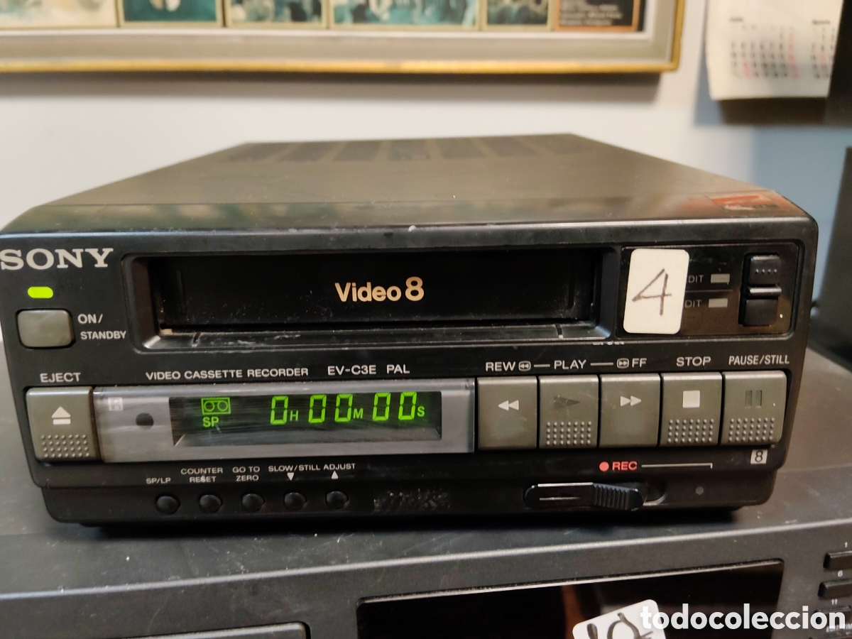 Vintage: Reproductor video 8 marca Sony EV-C3E cinta digital
