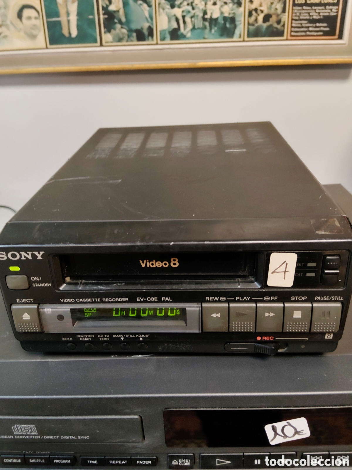 Vintage: Reproductor video 8 marca Sony EV-C3E cinta digital