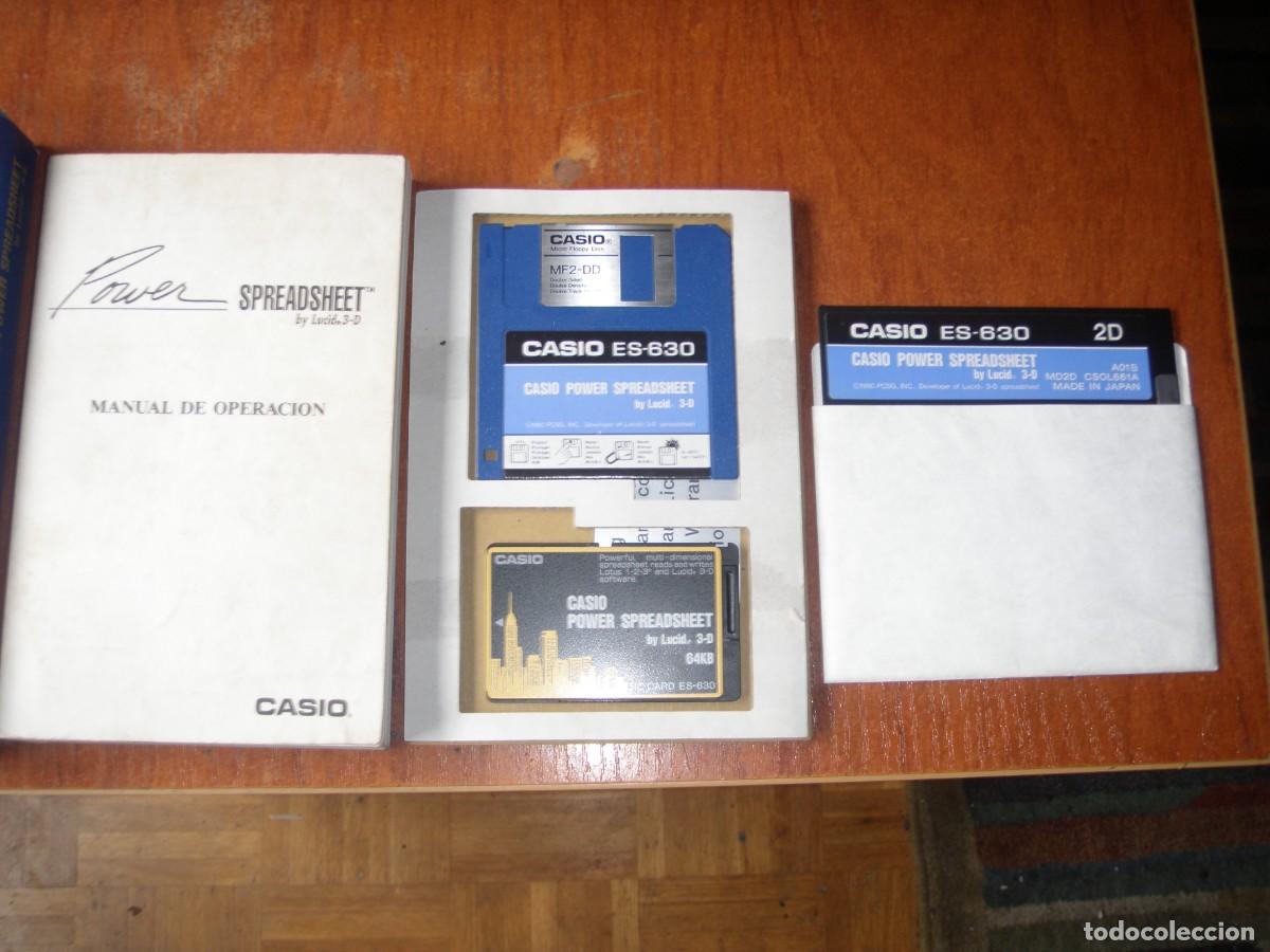 Vintage: CASIO POWER SPREADSHEET BY LUCID 3-D ES-630 - Foto 4