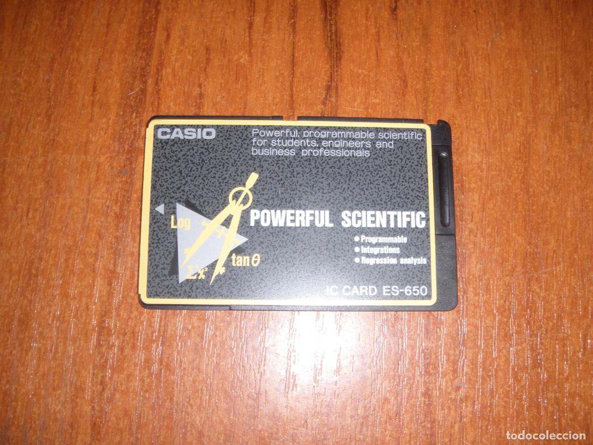 Vintage: TARJETA CASIO POWERFUL SCIENTIFIC ES-650