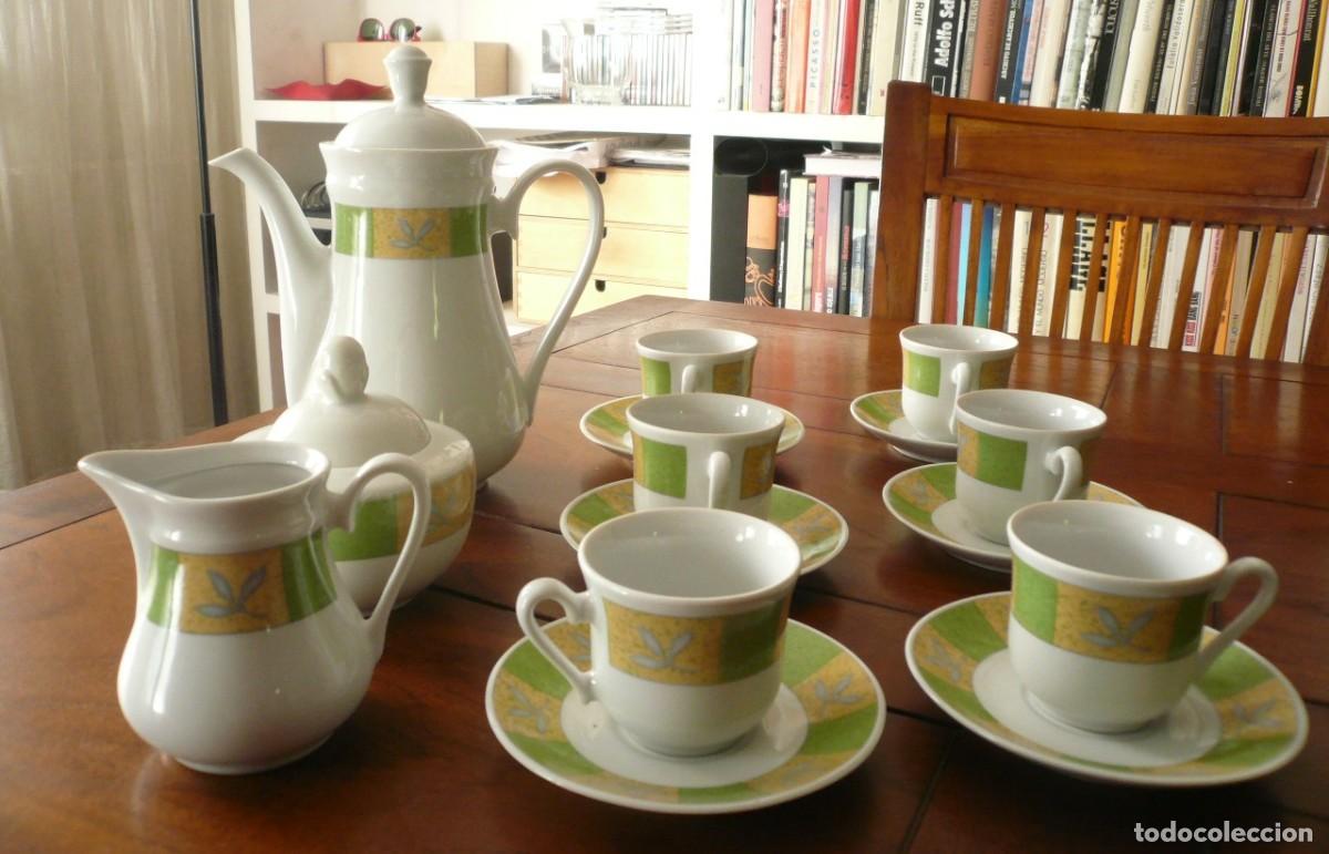 Vintage: JUEGO DE CAF&Eacute; COMPLETO MARCA FENA PORZELLAN