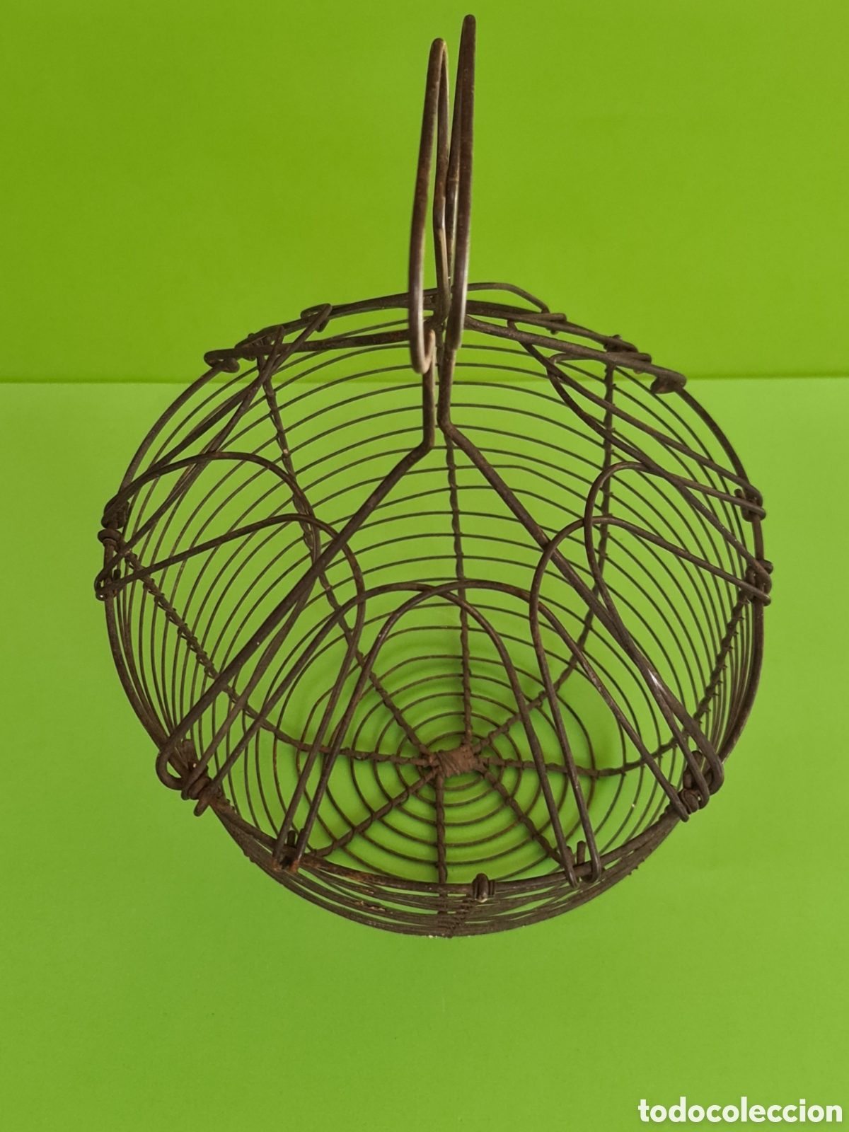 Vintage: Huevera de alambre / Vintage