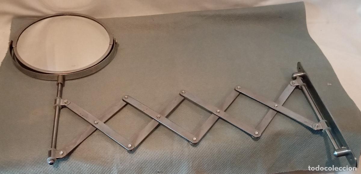 Vintage: Espejo Extensible Acero Inoxidable Pared - Foto 7