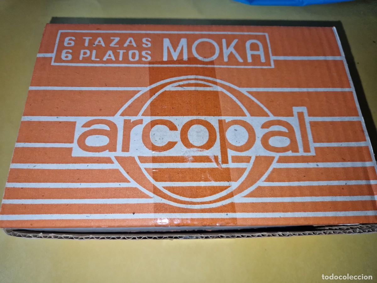Vintage: JUEGO 6 SERVICIOS CAFE TAZAS ARCOPAL - Foto 4