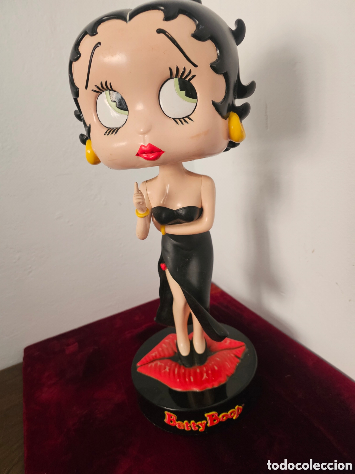 Vintage: ​Figura Estatua Grande Betty Boop XL (50 cm) - Vestido de Noche