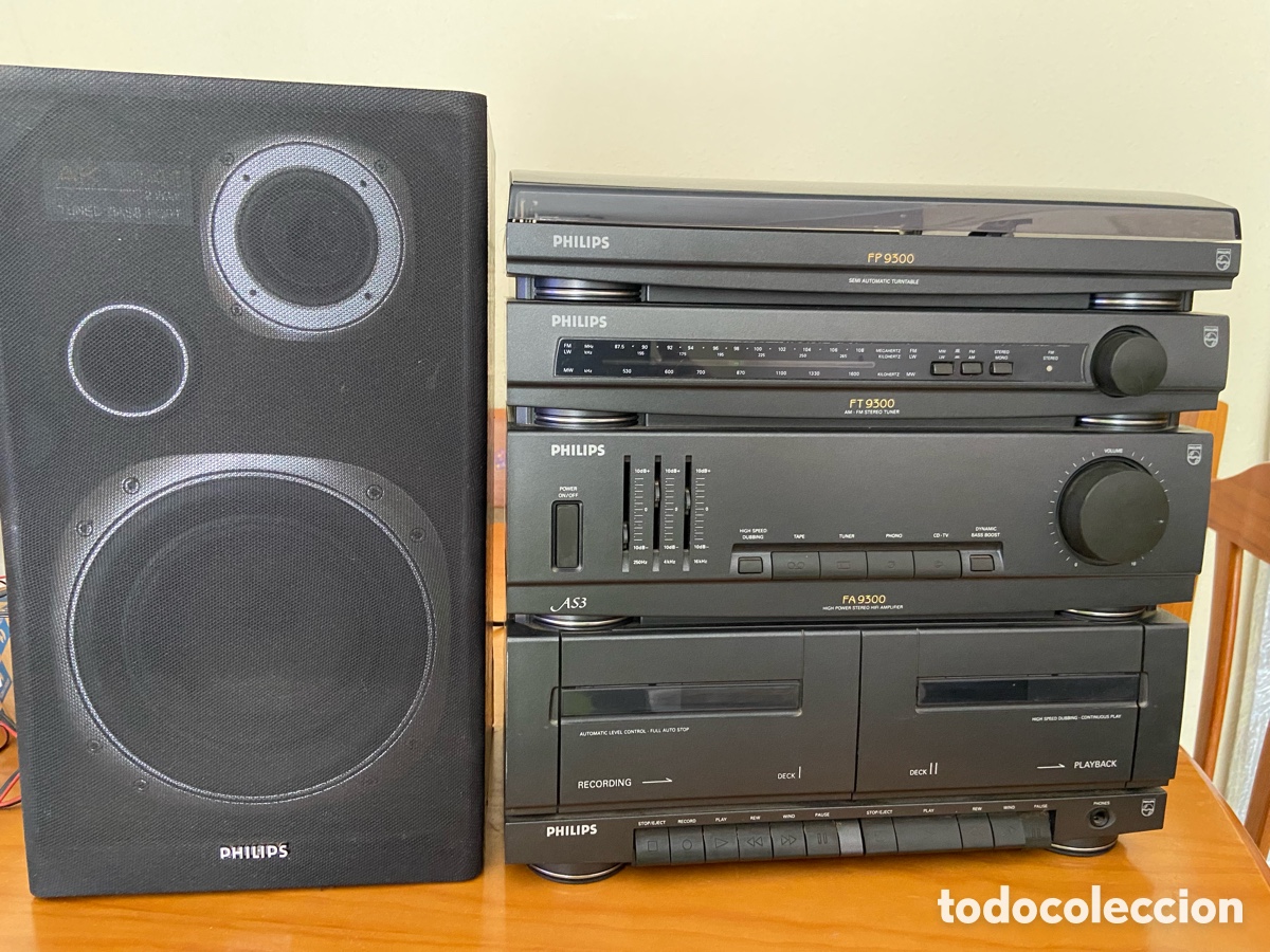 Vintage: Equipo m&uacute;sica Philips AS 9300