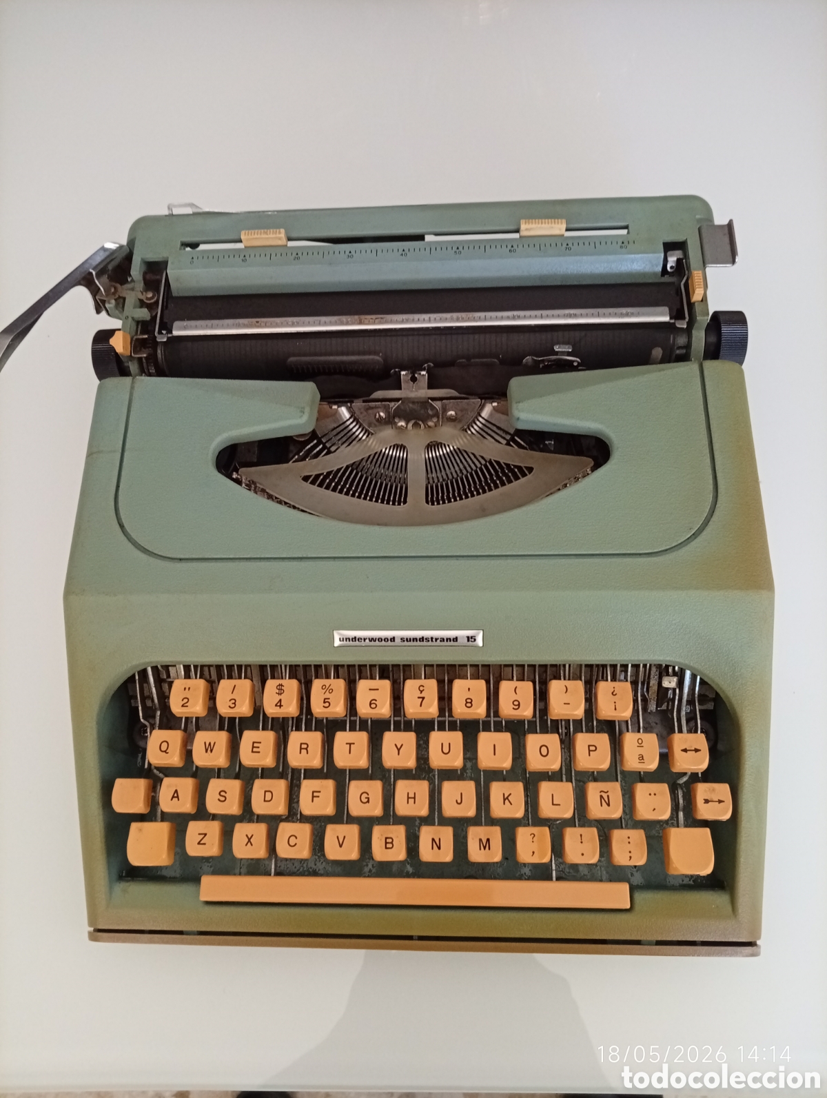 Vintage: Maquina escribir Underwood Sundstrand 15