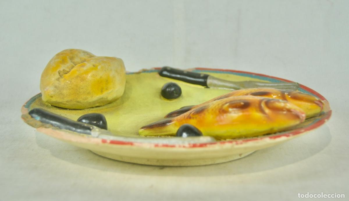 Vintage: Antiguo plato de Bordallo Pinheiro - Foto 7
