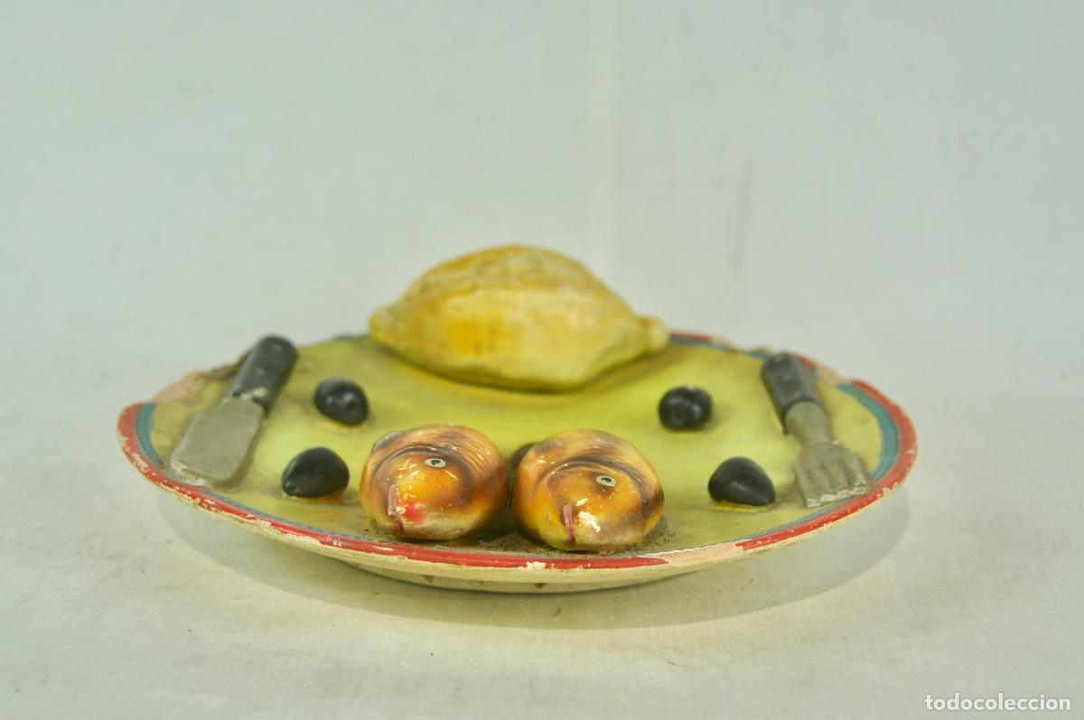 Vintage: Antiguo plato de Bordallo Pinheiro - Foto 8