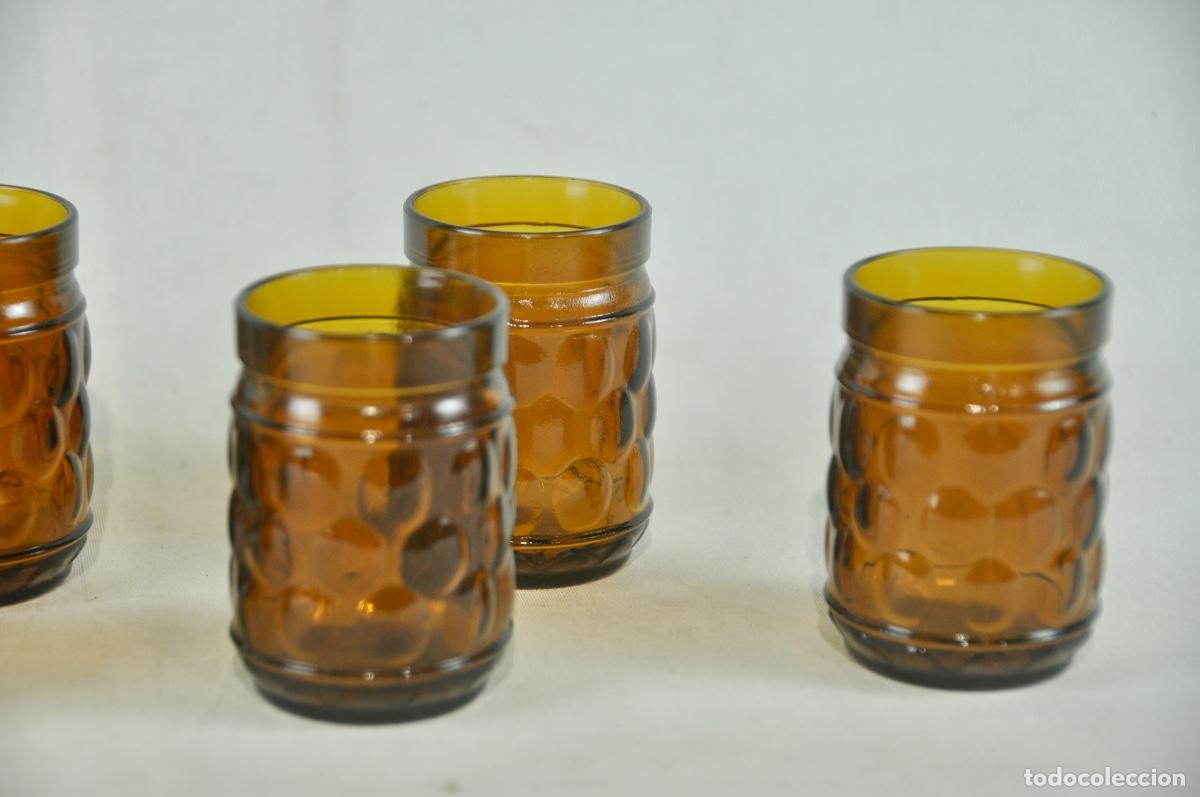 Vintage: 6 vasos marrones - Foto 3