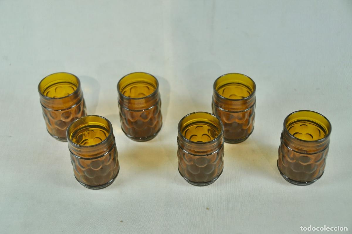 Vintage: 6 vasos marrones - Foto 4
