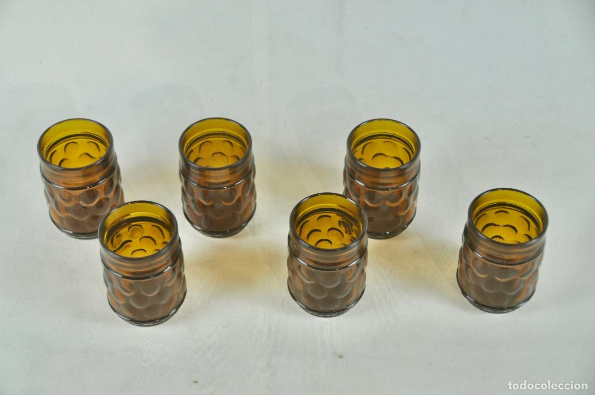 Vintage: 6 vasos marrones - Foto 5