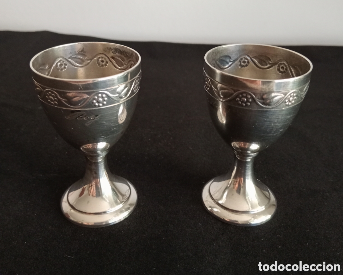 Vintage: Hueveras vintage plateadas
