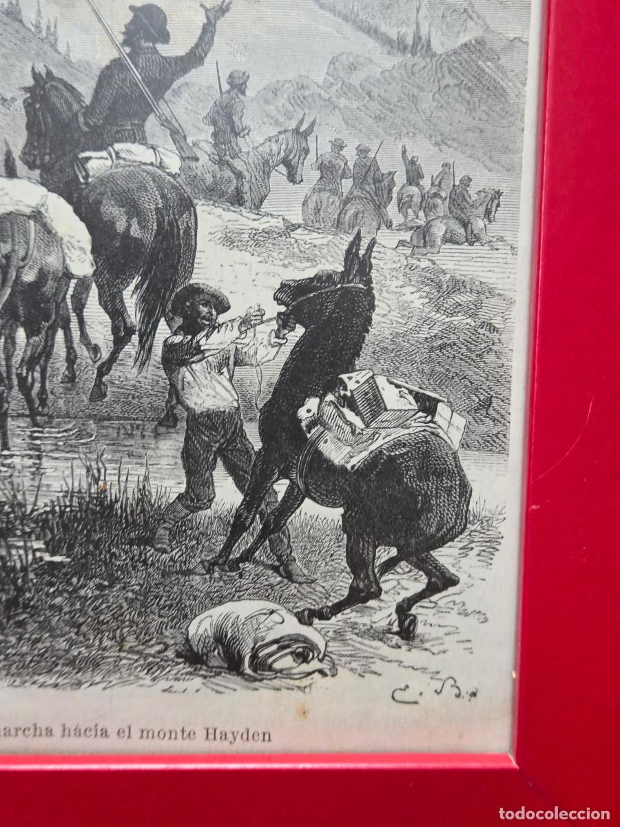 Vintage: cuadro grabado gastos de envio 5&euro; - Foto 5