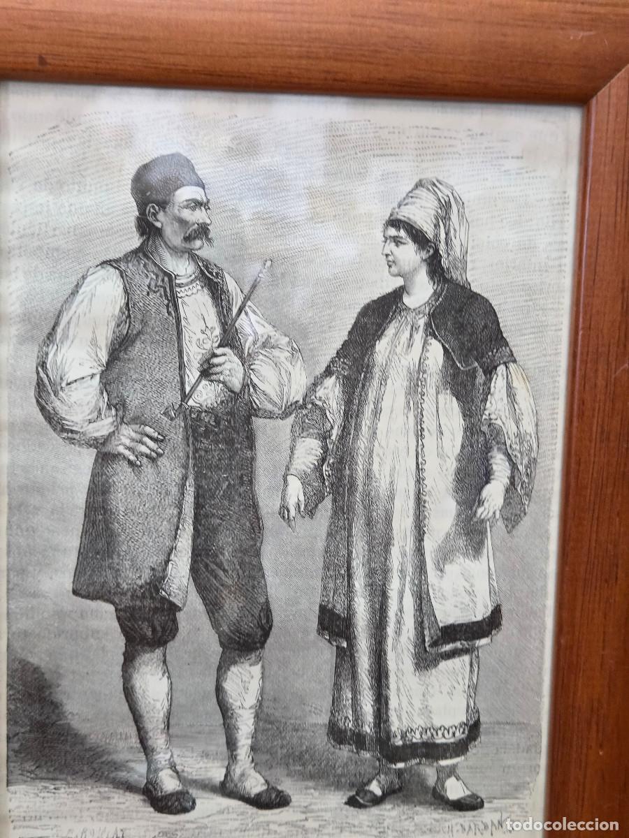Vintage: cuadro grabado gastos de envio 5&euro; - Foto 3