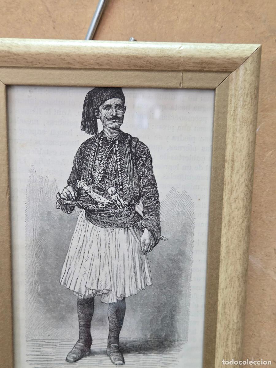 Vintage: cuadro con grabado gastos de envio 5&euro; - Foto 2