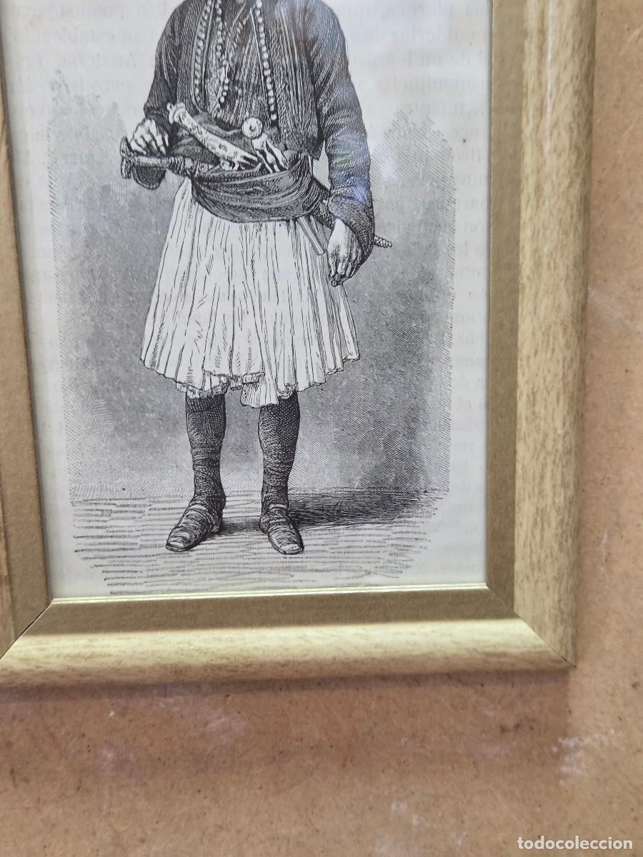 Vintage: cuadro con grabado gastos de envio 5&euro; - Foto 3