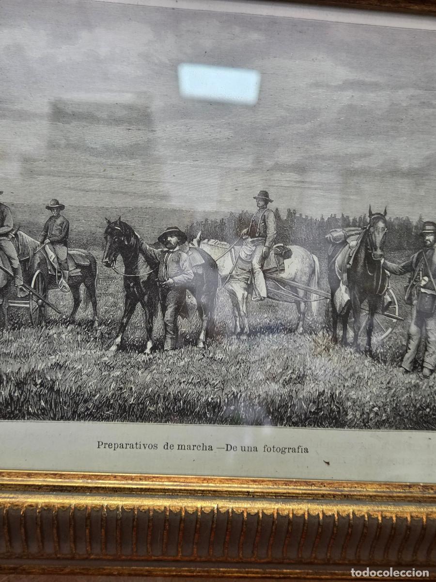 Vintage: cuadro con grabado gastos de envio 5&euro; - Foto 3