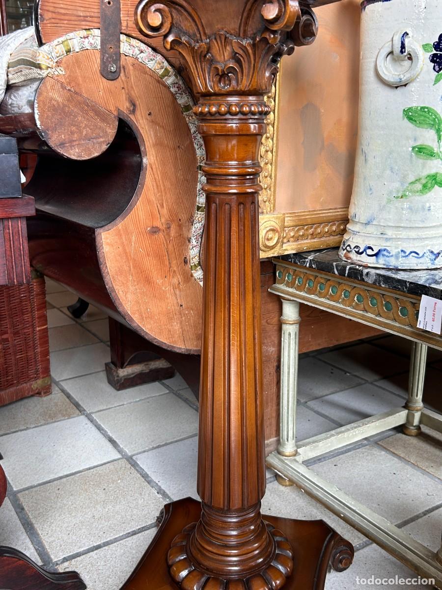 Vintage: Columna de madera tallada - Foto 5