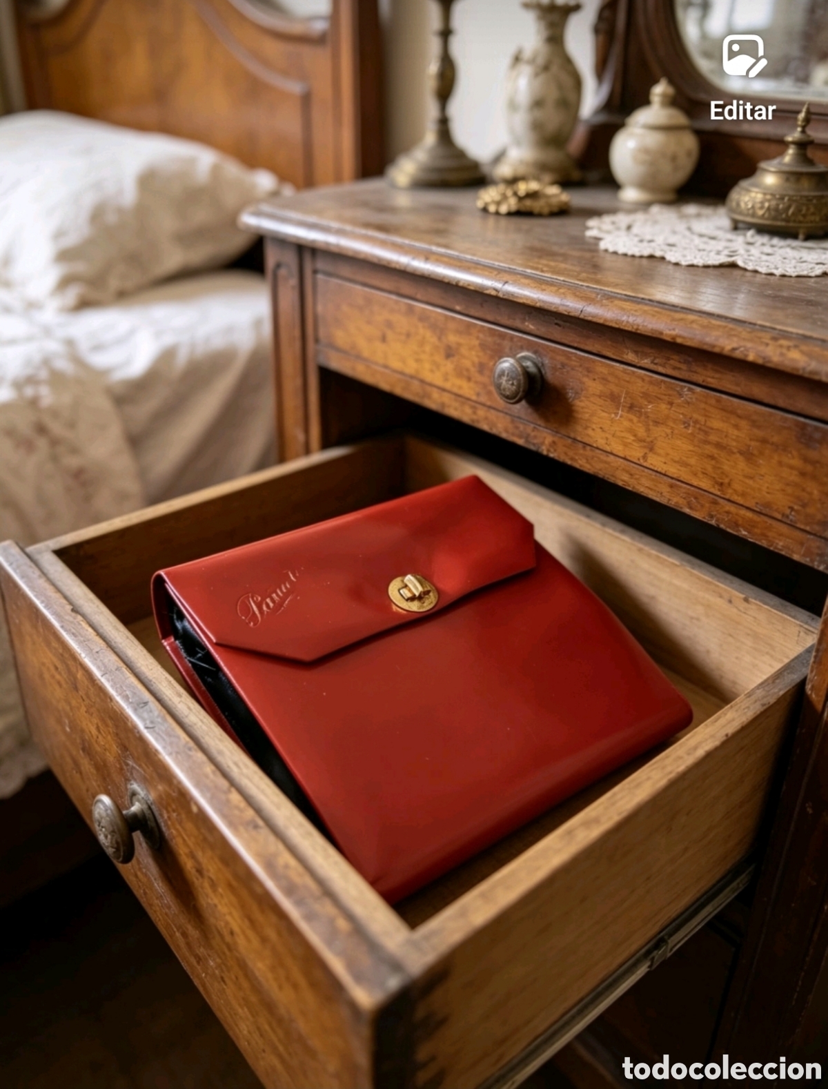 Vintage: Cartera para guardar pa&ntilde;uelos vintage