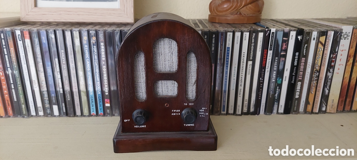Vintage: Radio vintage de madera AM/FM