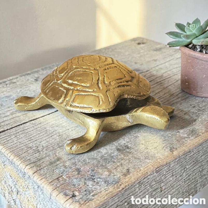 Vintage: Cenicero Vintage Tortuga Lat&oacute;n