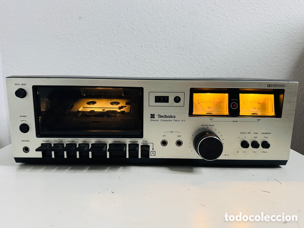 Vintage: National Technics 612 Cassette Deck Hifi Vintage Japan 1979 No Funciona