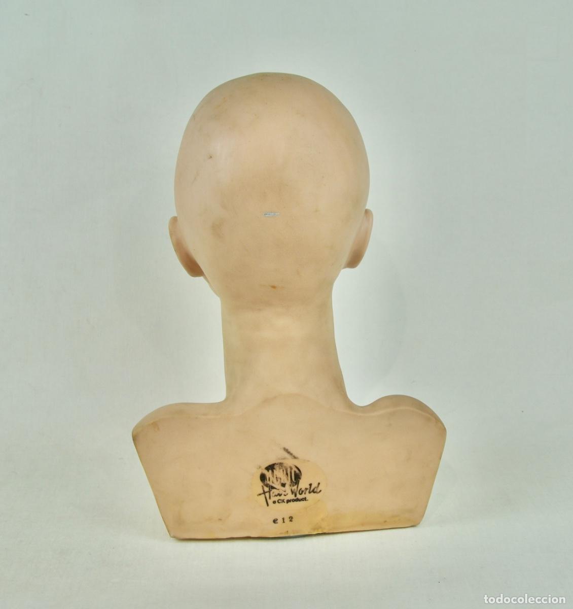 Vintage: Cabeza de maniqu&iacute; en goma - Foto 6