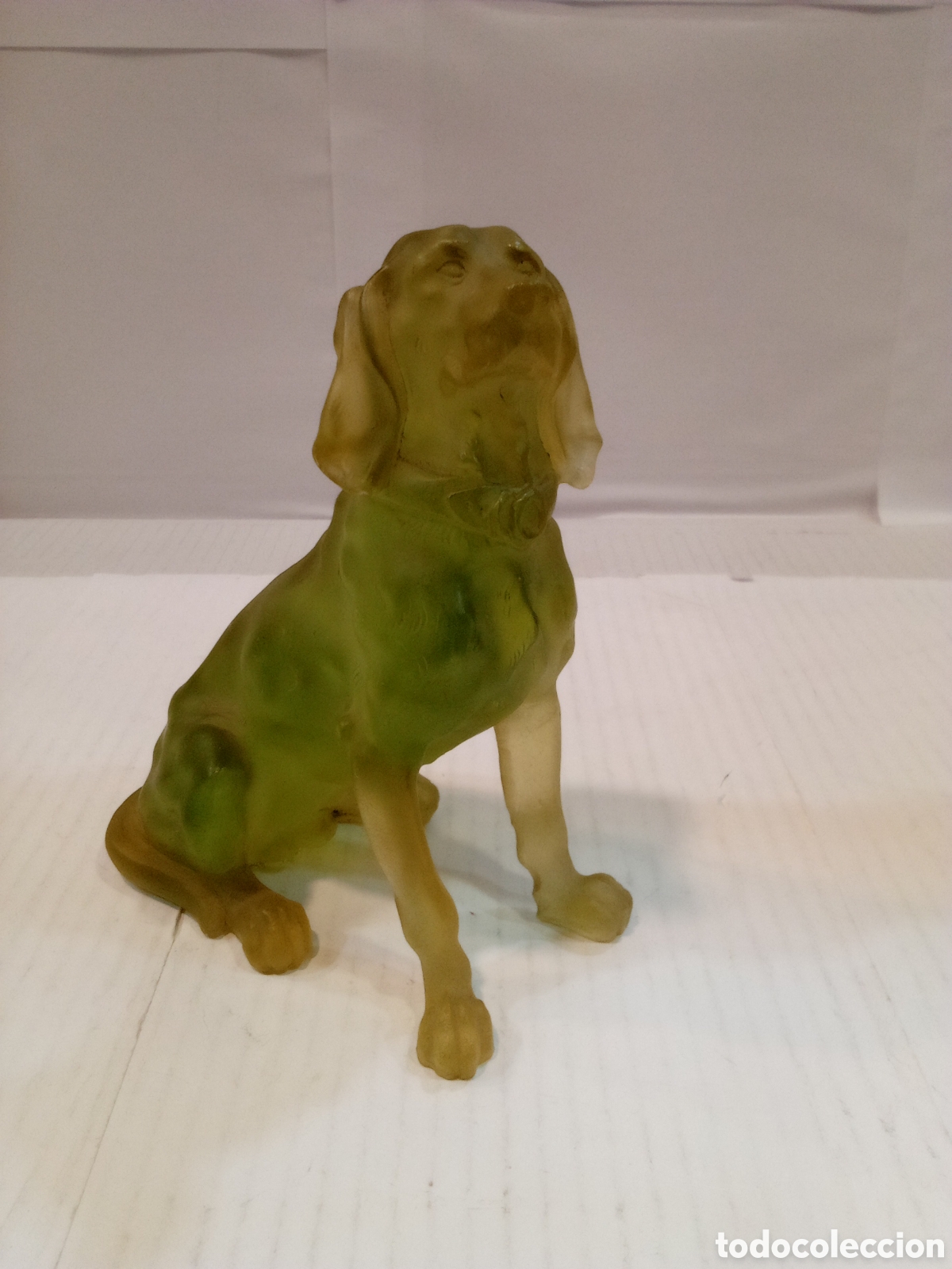 Vintage: Decoraci&oacute;n Perro de resina