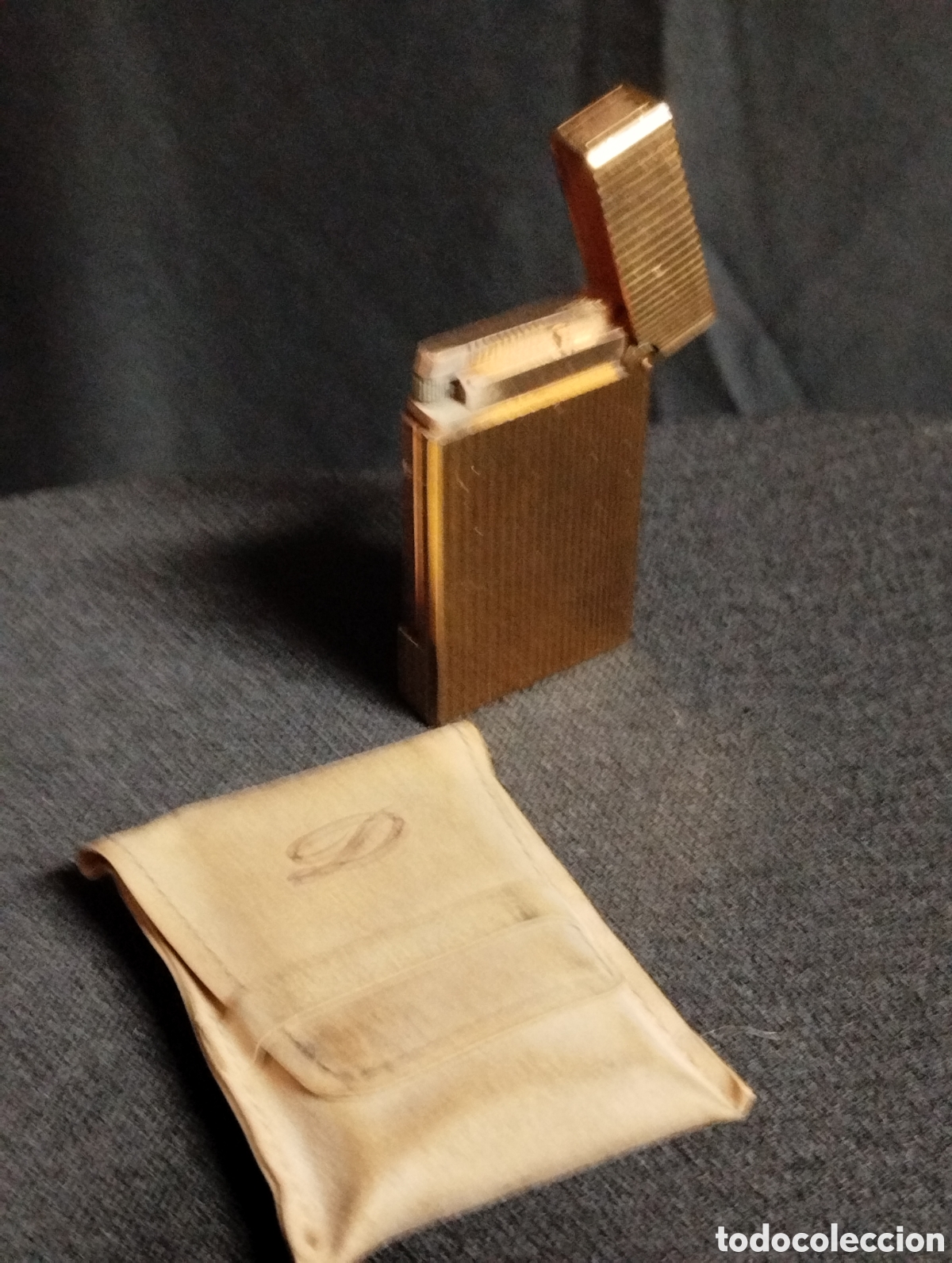 Vintage: Encendedor Dupont con funda