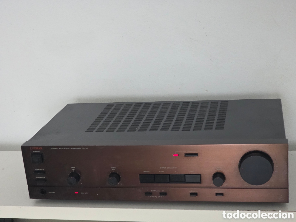 Vintage: Luxman LV-111 amplificador HiFi vintage funcionando perfecto