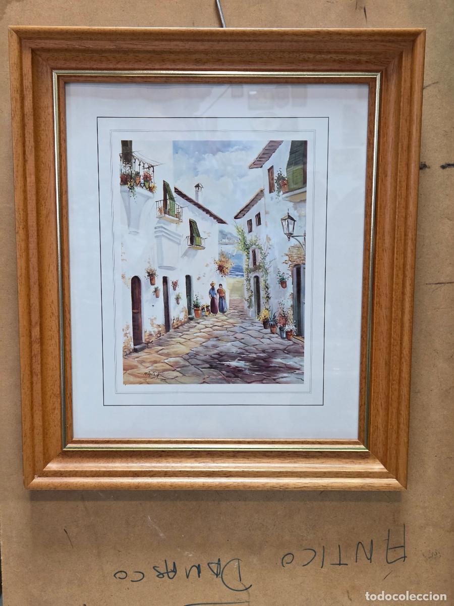 Vintage: cuadro con lamina gastos de envio 5&euro;