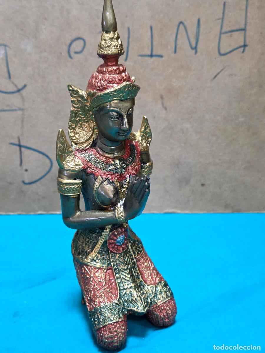 Vintage: figura indu de bronce