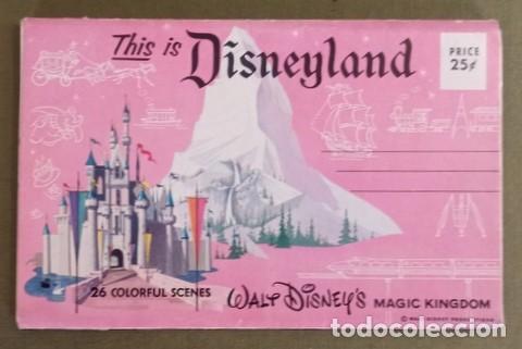 Vintage: This is Disneyland. 26 escenas color en desplegable. Vintage, a&ntilde;os 60