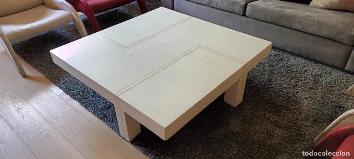 Vintage: Mesas de dise&ntilde;o de madera lacada en blanco.