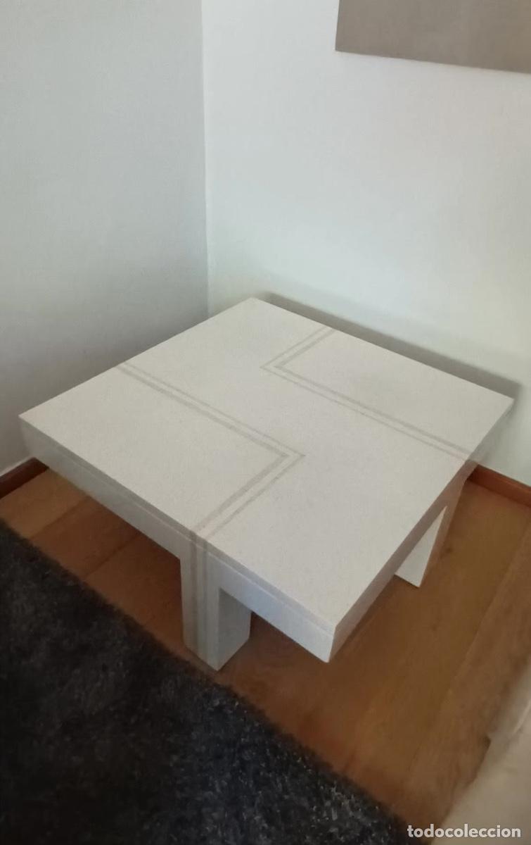 Vintage: Mesas de dise&ntilde;o de madera lacada en blanco. - Foto 3