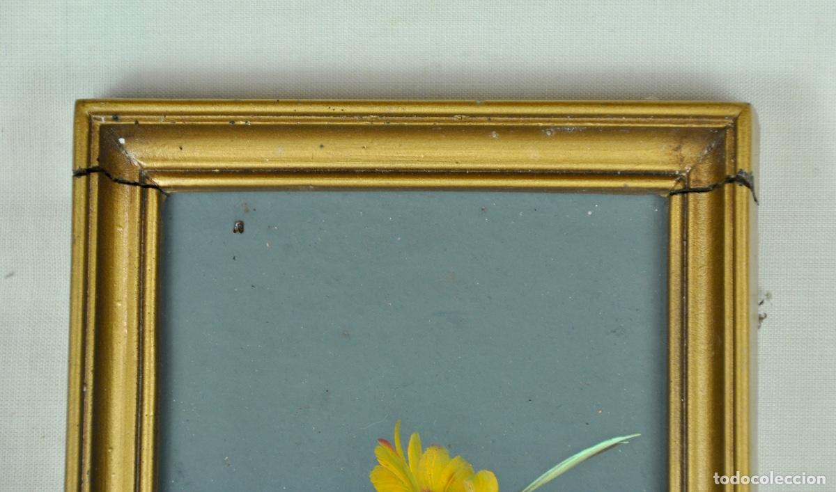 Vintage: Cuadro a&ntilde;os 60 flores rectangular - Foto 9
