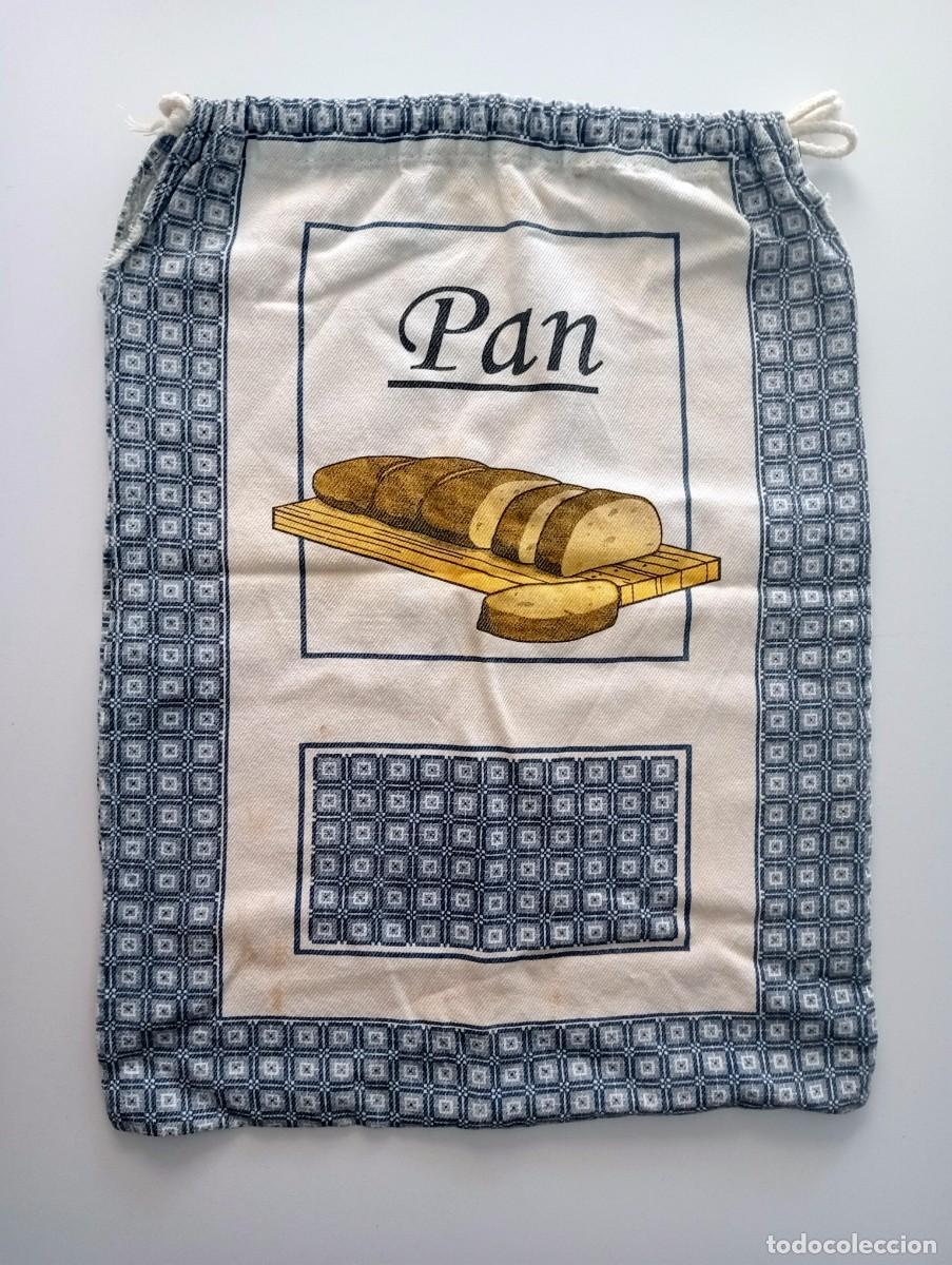 Vintage: ANTIGUA BOLSA DE TELA PARA EL PAN RETRO VINTAGE