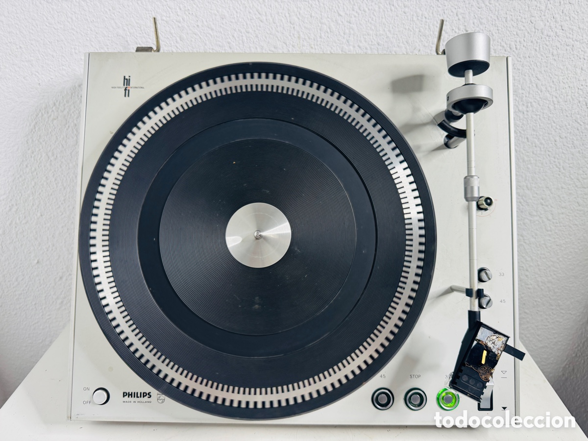 Vintage: Philips 212 Electronic Turntable Hifi Vintage 1970s Para Restaurar